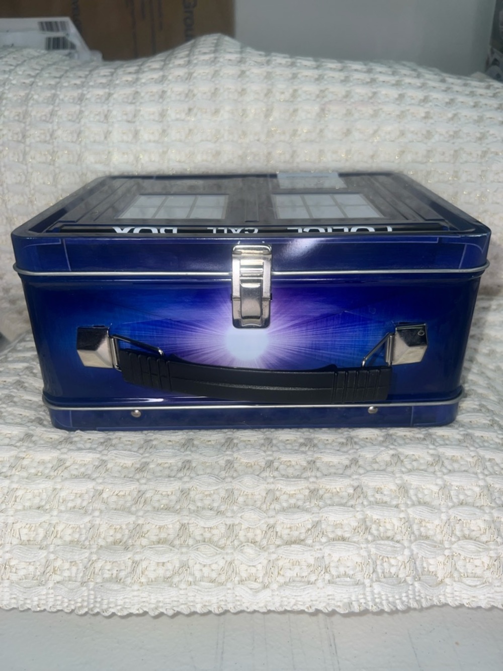 Doctor Who Limited Edition TARDIS Tin Tote Lunch Box Collectors DEADSTOCK RARE - Picture 8 of 10